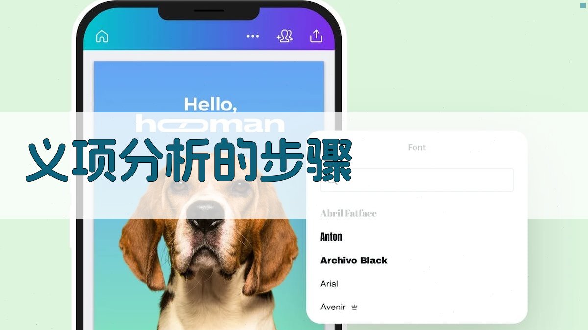 义项分析的步骤 图1