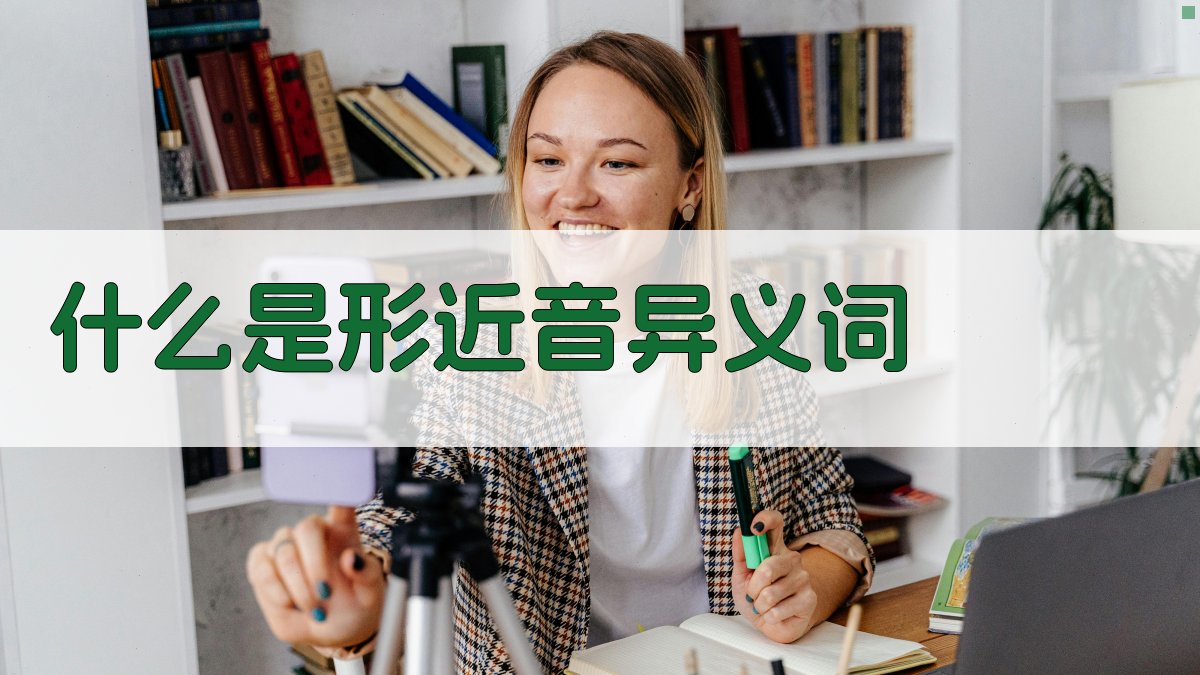 什么是形近音异义词 图1