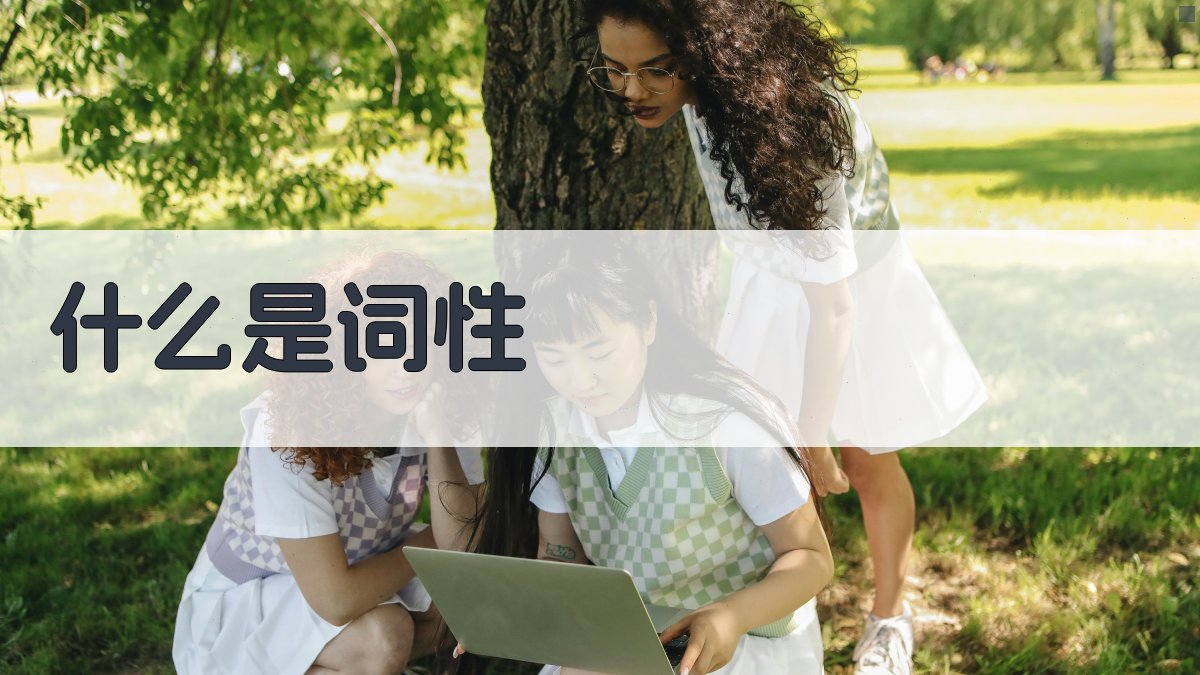 什么是词性 图1