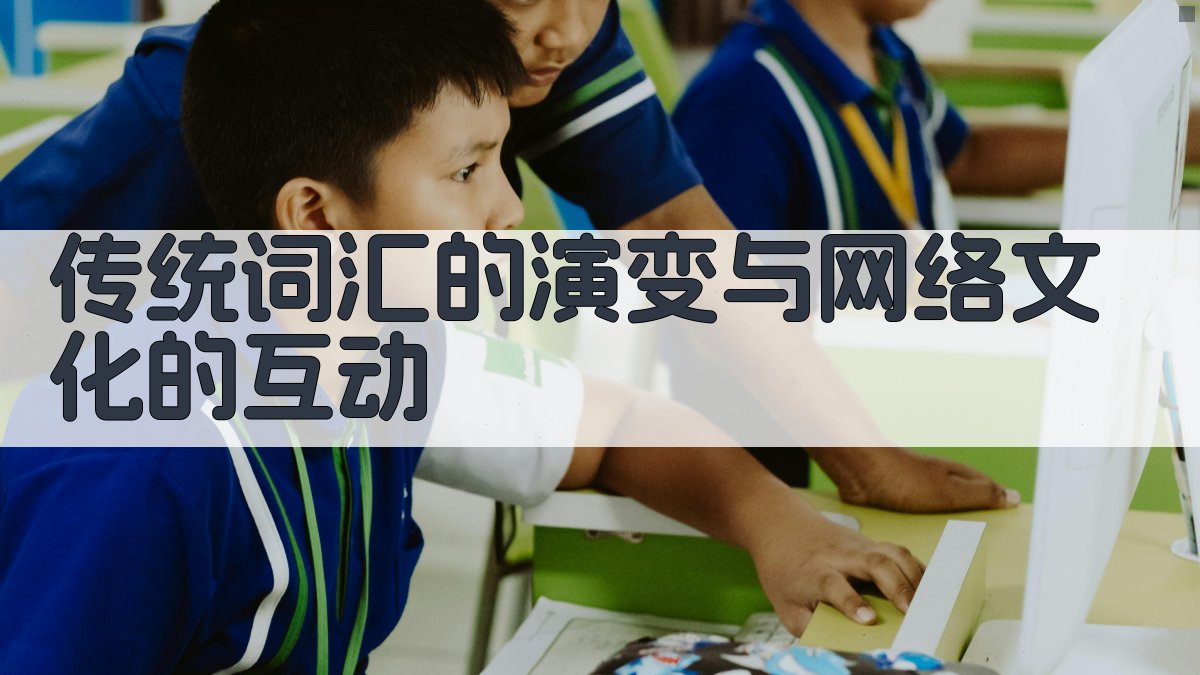 传统词汇的演变与网络文化的互动 图2