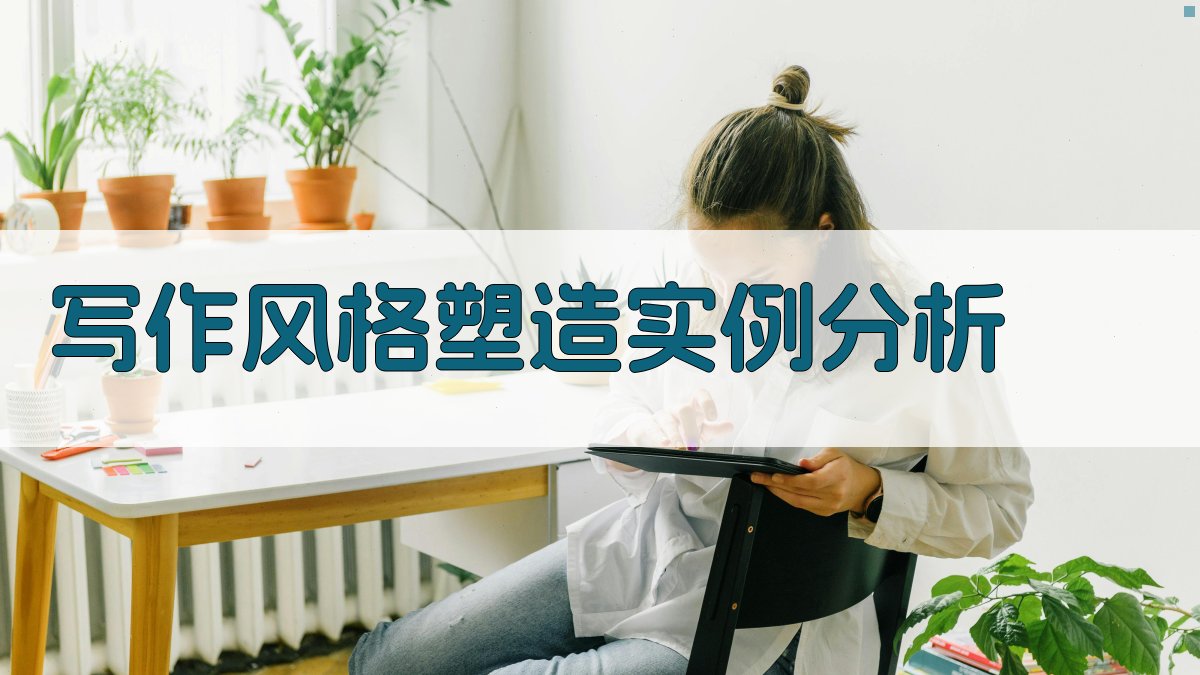 写作风格塑造实例分析 图4