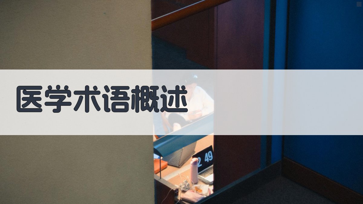 医学术语概述 图1