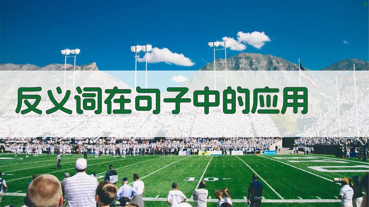 反义词在句子中的应用 图1