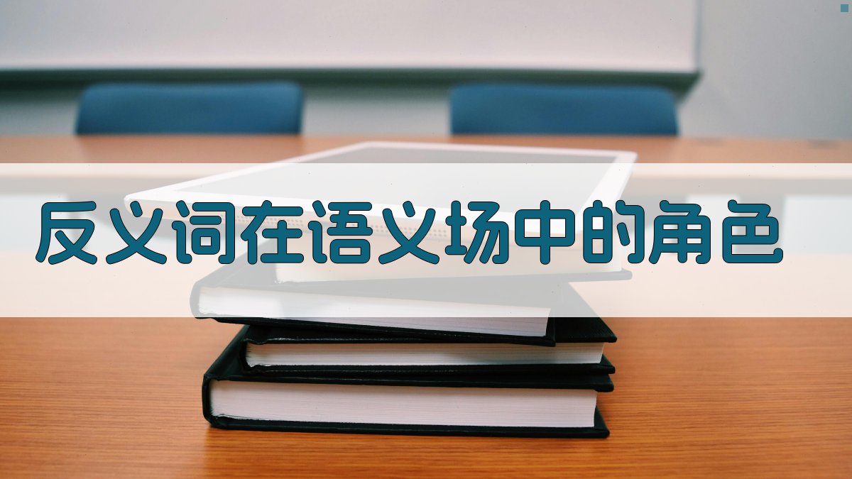 反义词与语义场分析