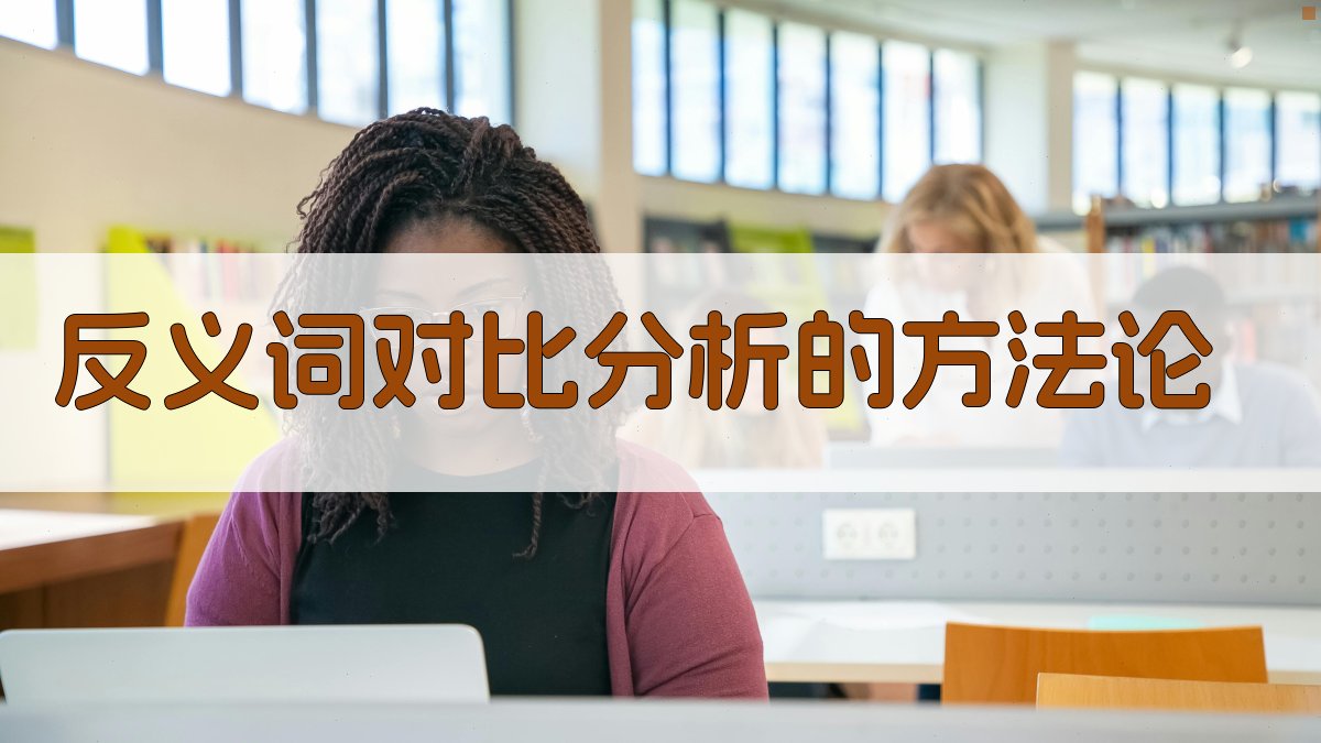 反义词对比分析的方法论 图2
