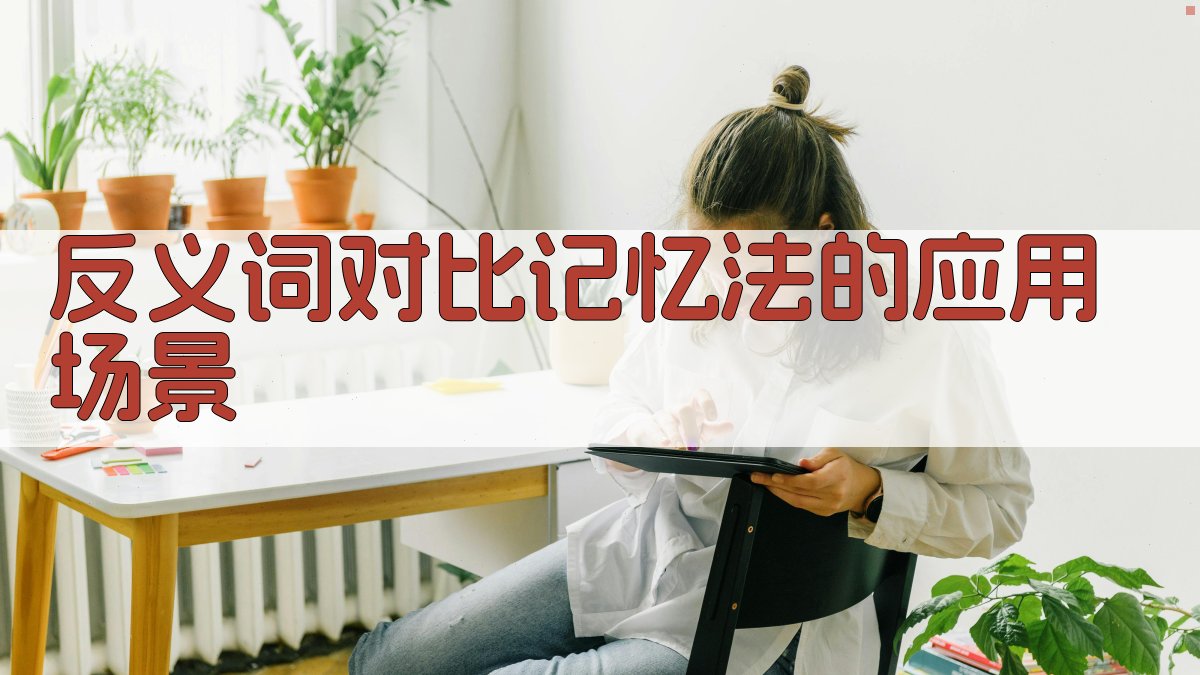 反义词对比记忆法的应用场景 图3