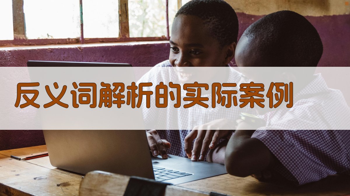 反义词解析的实际案例 图4