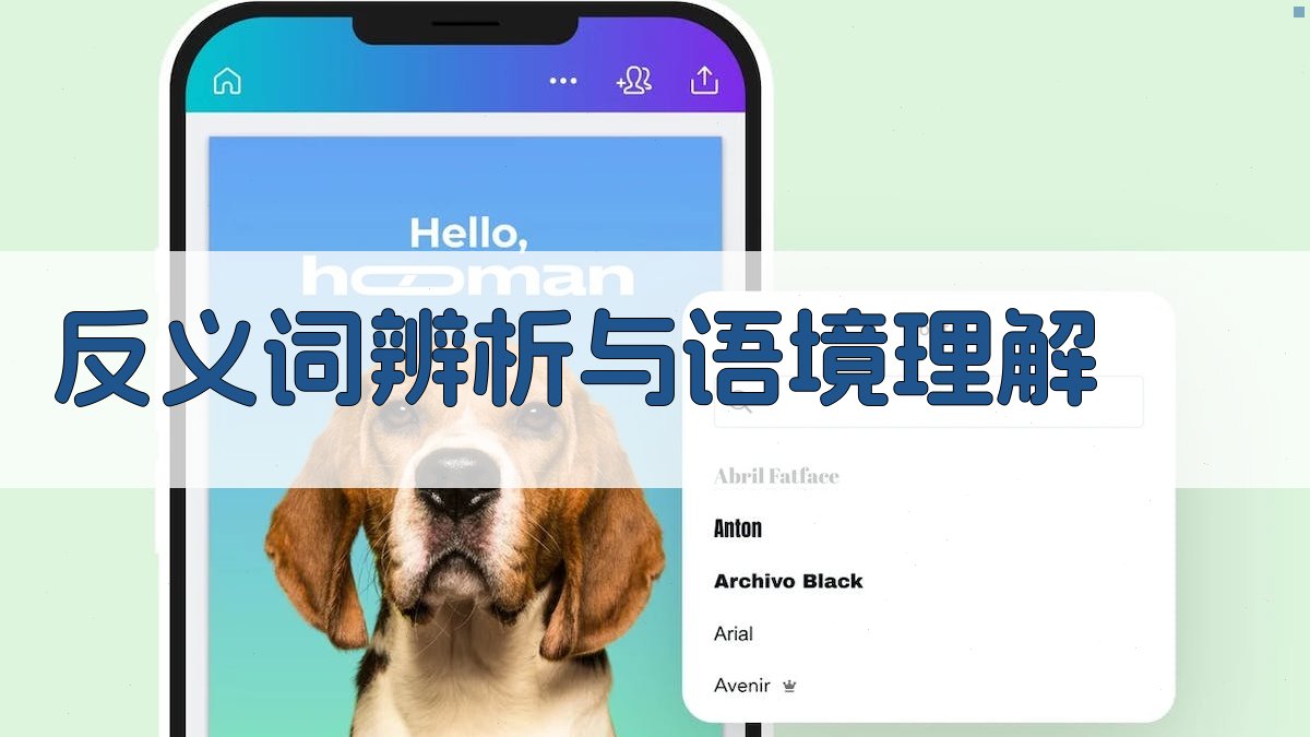 反义词辨析与语境理解 图2
