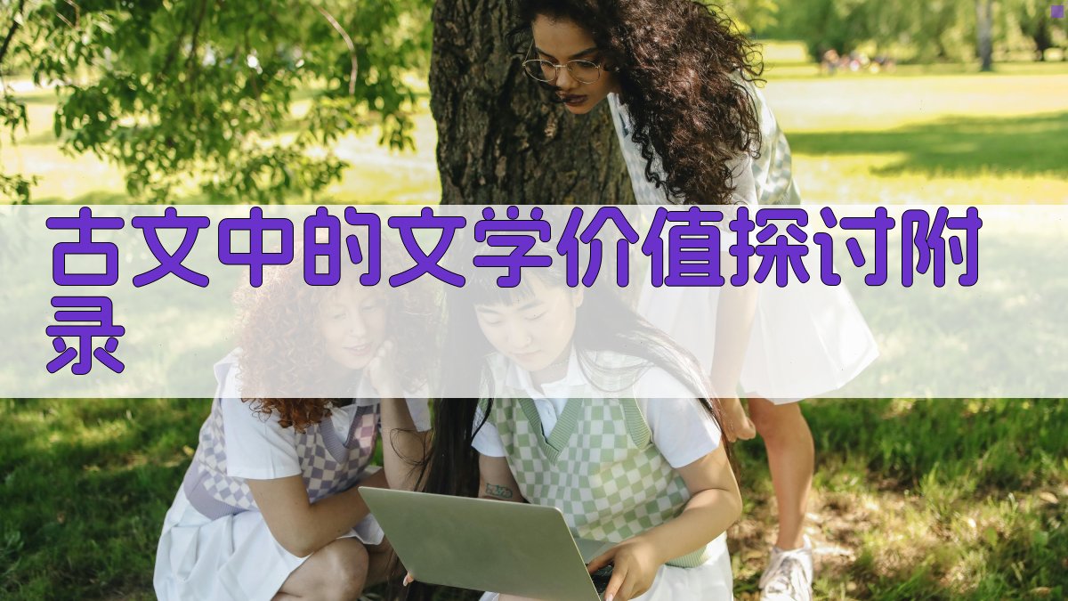古文中的文学价值探讨 · 附录 图4