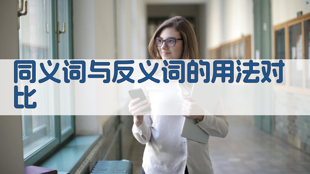 同义词与反义词的用法对比 图2
