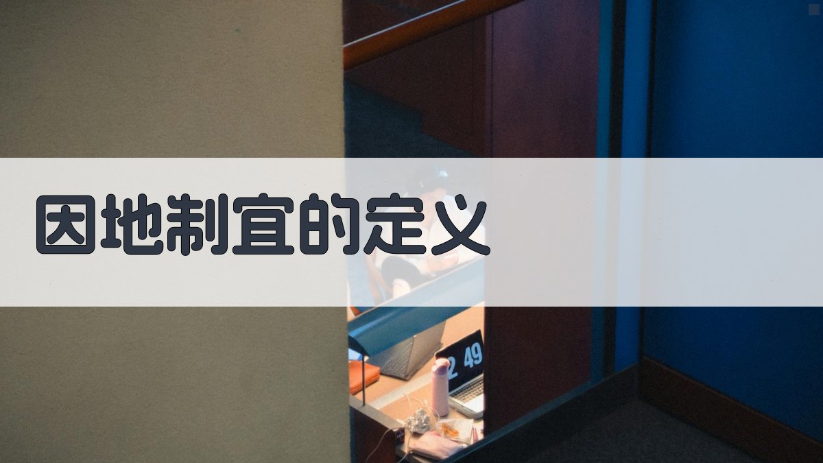 因地制宜的定义 图1