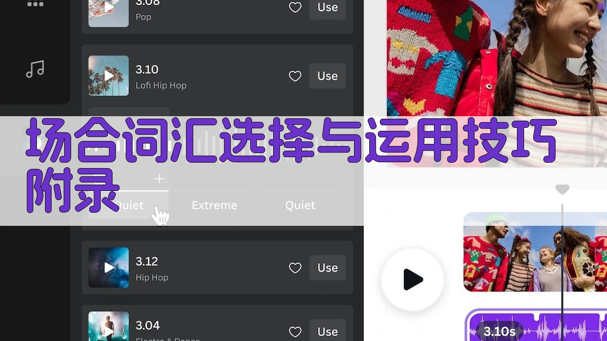 场合词汇选择与运用技巧 · 附录 图5