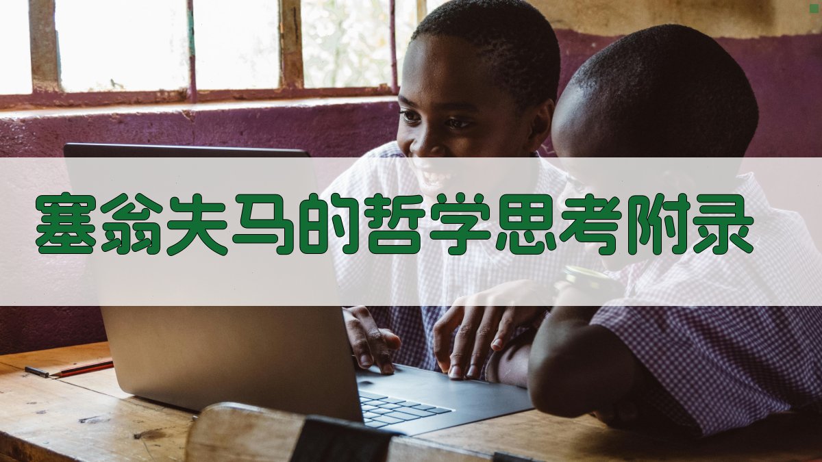 塞翁失马的哲学思考 · 附录 图3