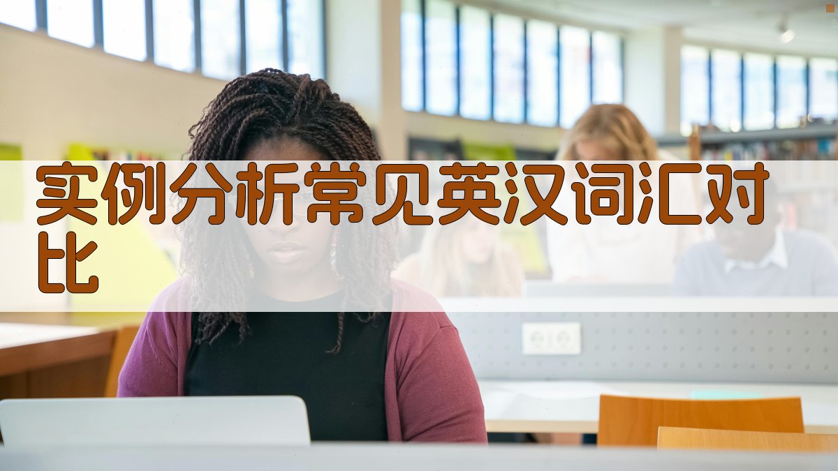 实例分析常见英汉词汇对比 图4