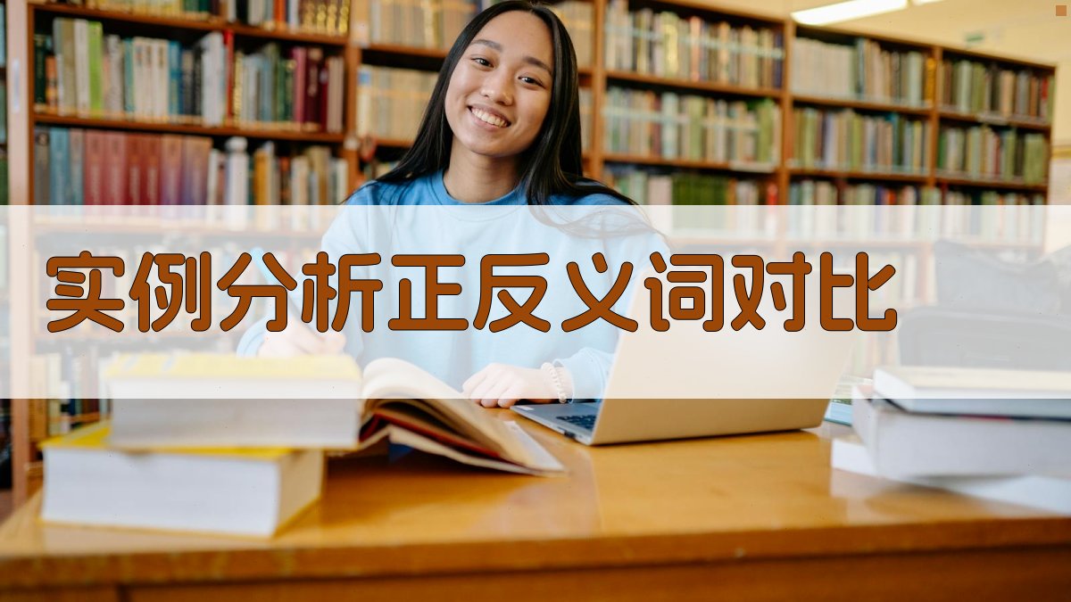 实例分析正反义词对比 图3