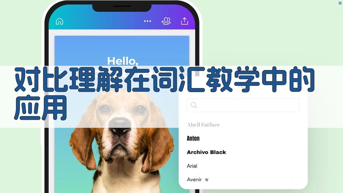 对比理解在词汇教学中的应用 图4