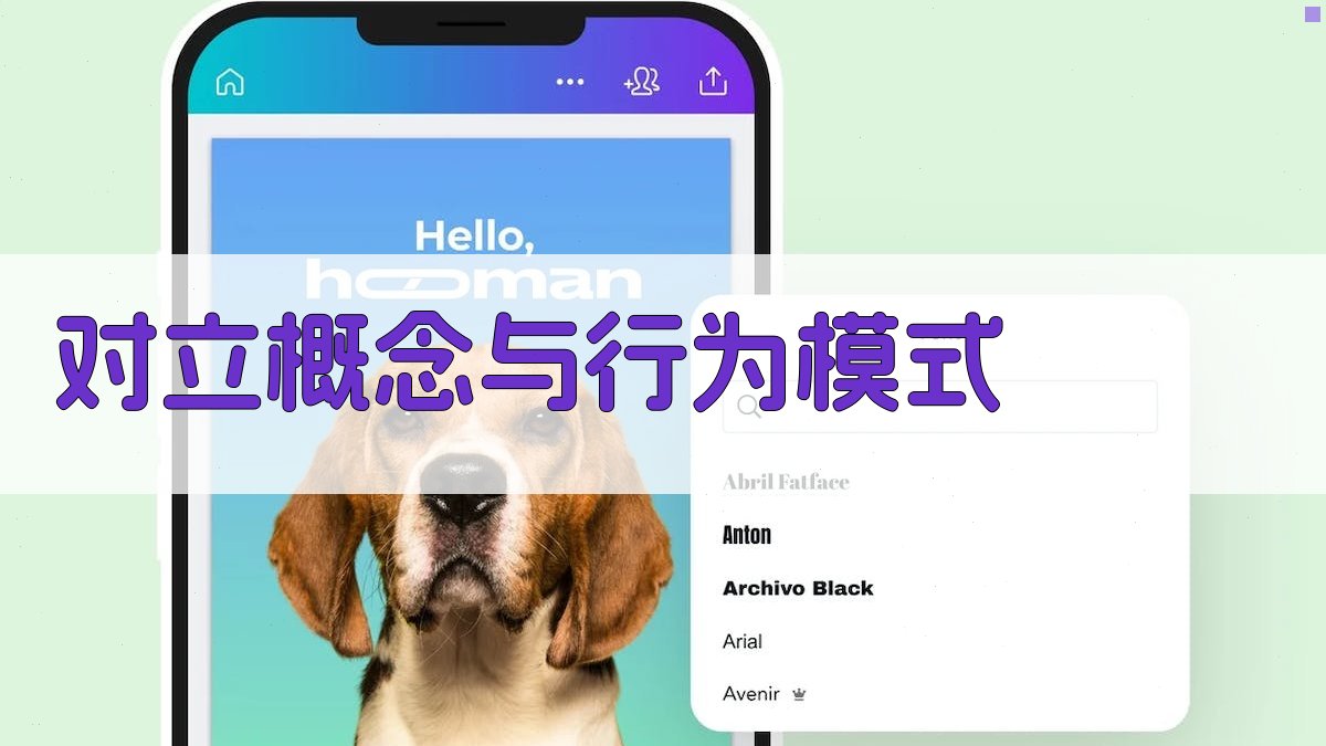 对立概念与行为模式 图5