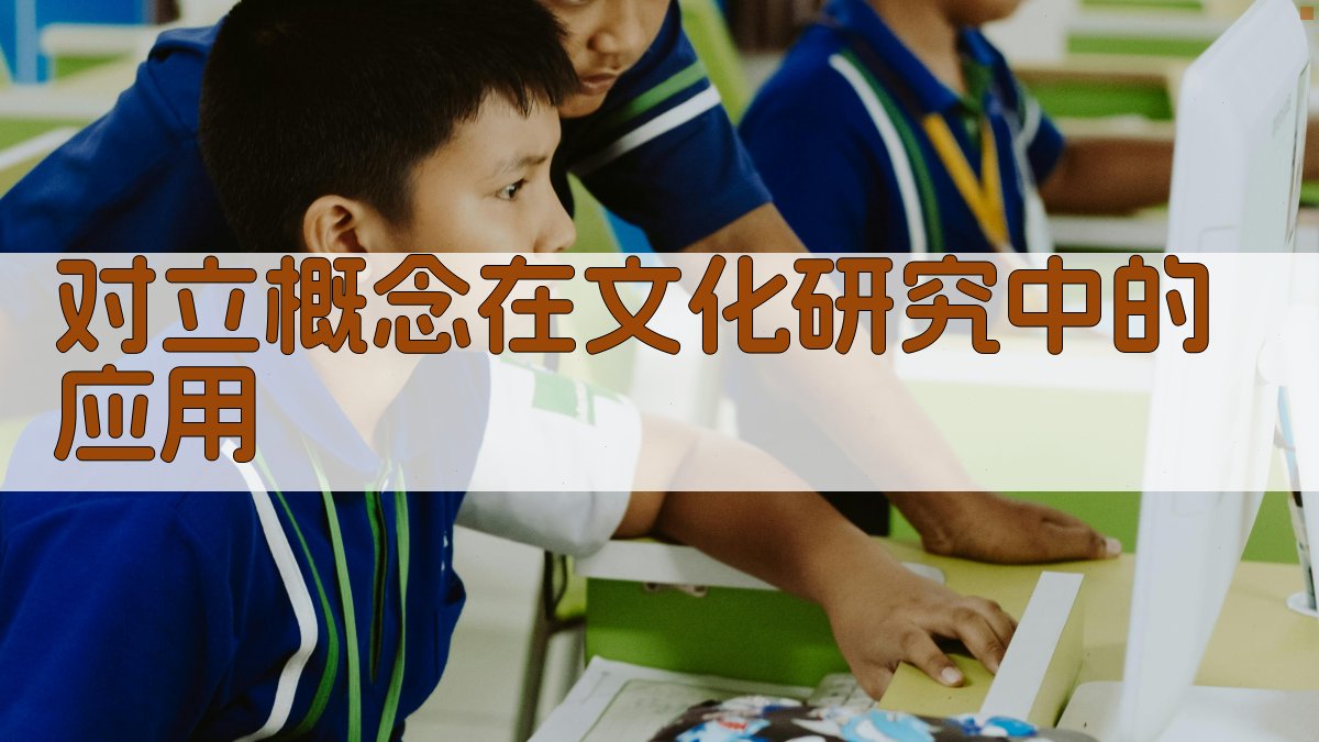 对立概念在文化研究中的价值