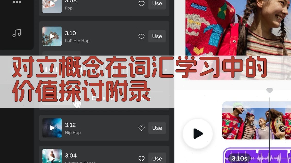 对立概念在词汇学习中的价值探讨 · 附录 图4