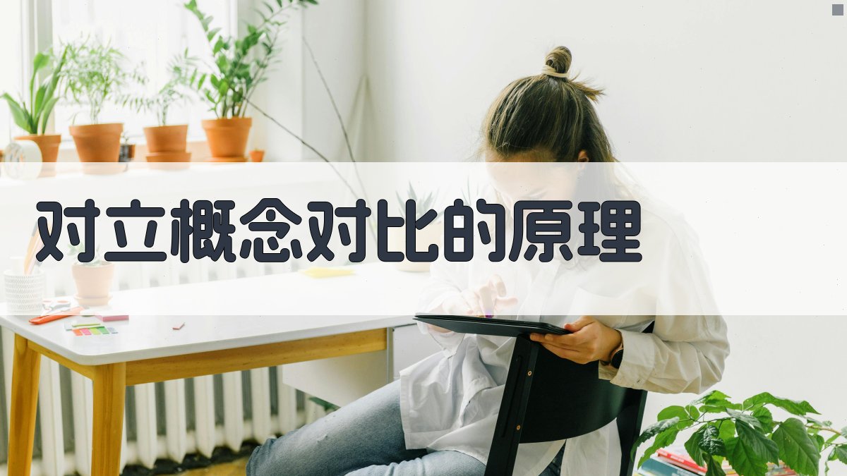 对立概念对比的原理 图1