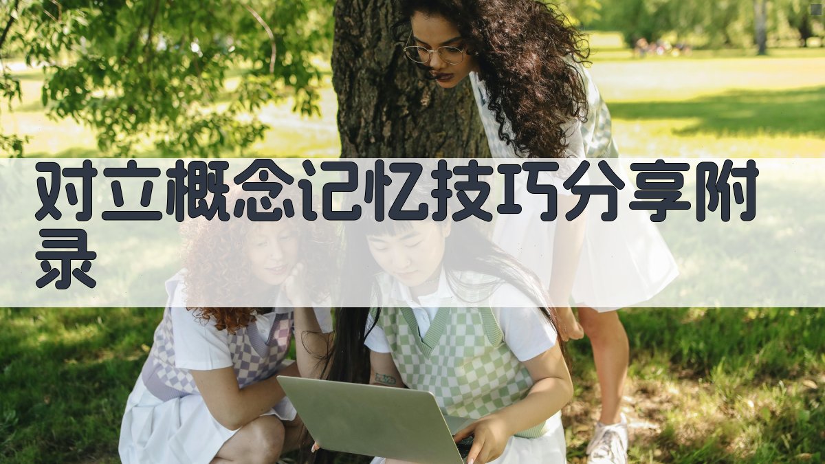 对立概念记忆技巧分享 · 附录 图5