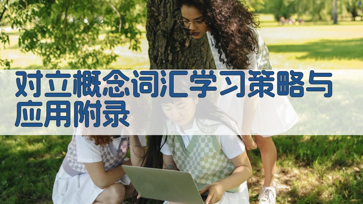 对立概念词汇学习策略与应用 · 附录 图1