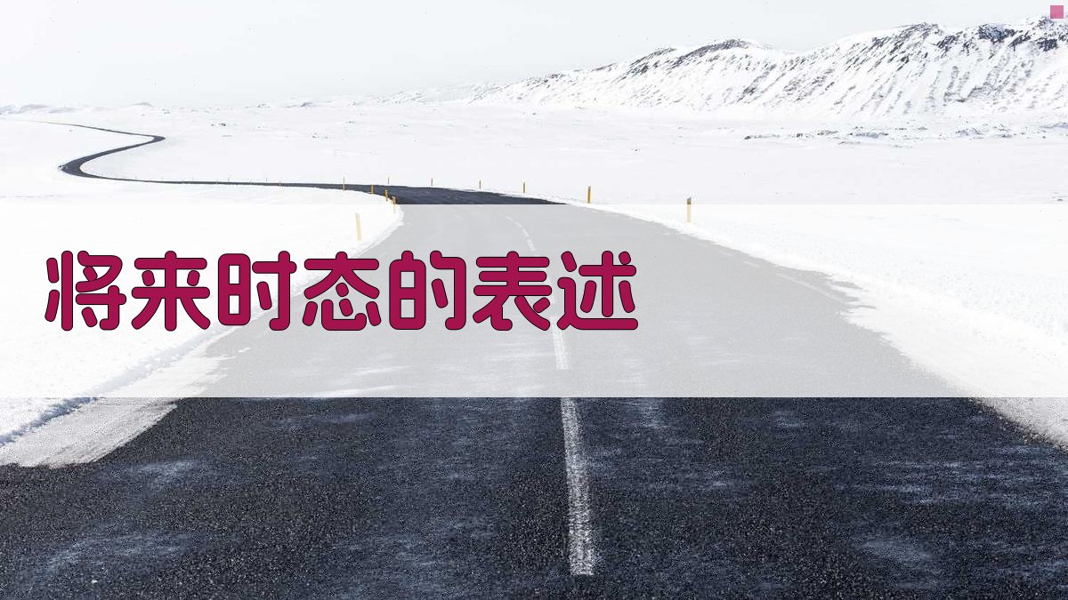 将来时态的表述 图3