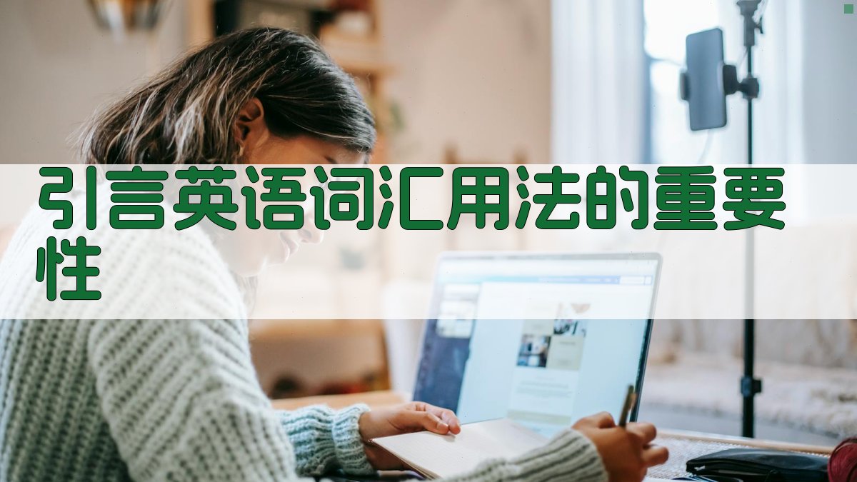 引言英语词汇用法的重要性 图1