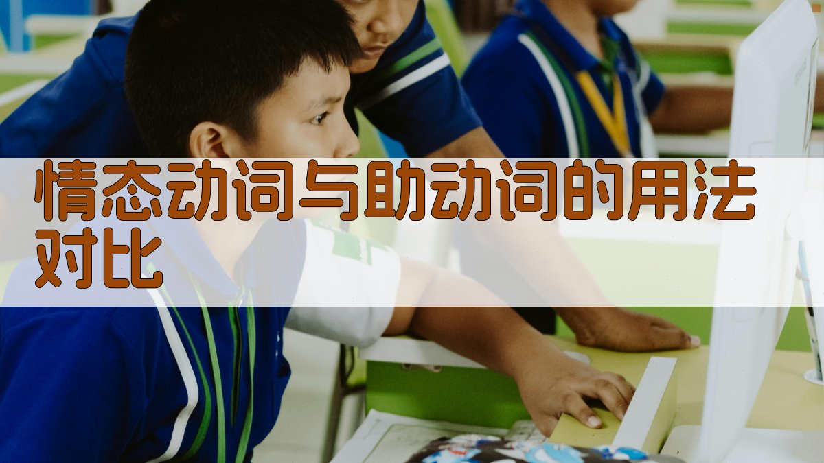 情态动词与助动词的用法对比 图3