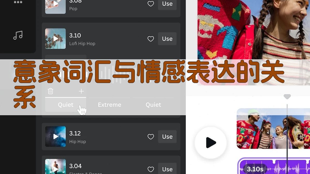 意象词汇与情感表达的关系 图3