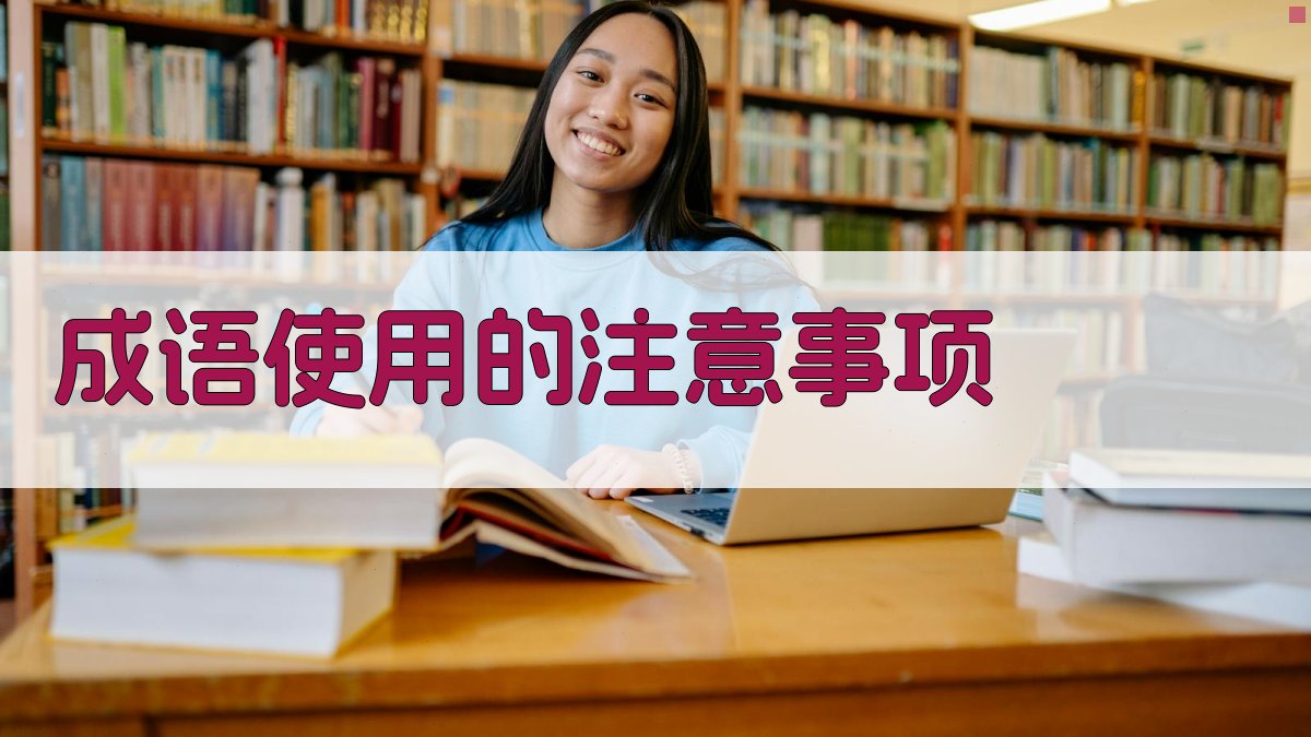 成语使用的注意事项 图1