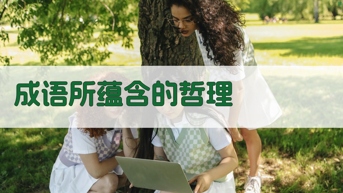 成语所蕴含的哲理 图3