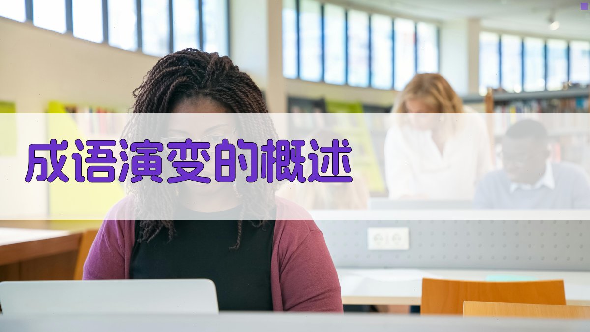 成语演变的概述 图1