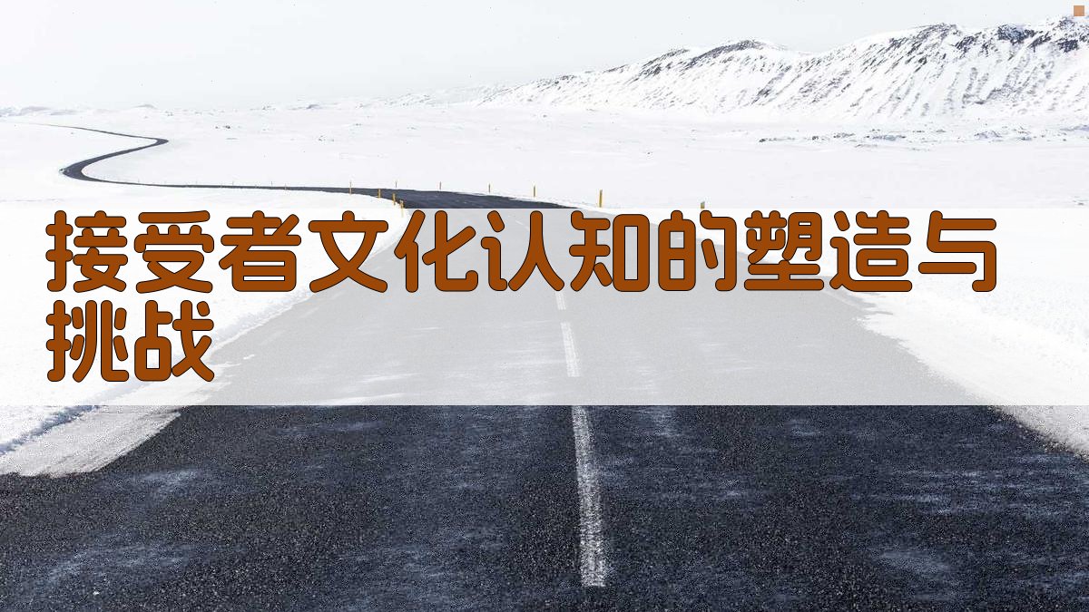 接受者文化认知的塑造与挑战 图3