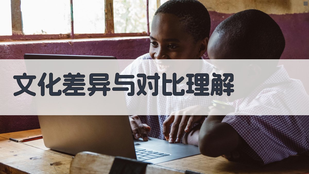 文化差异与对比理解 图3