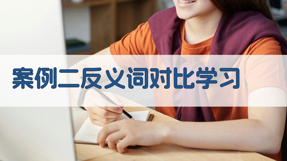 案例二反义词对比学习 图2