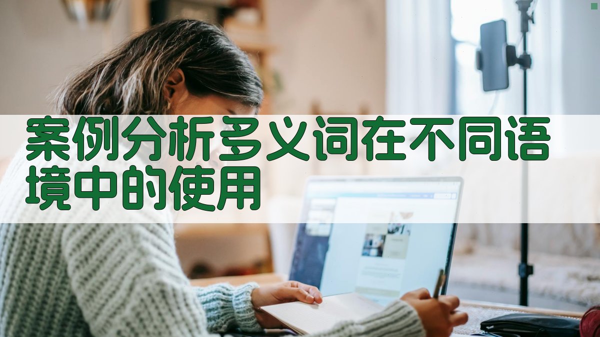案例分析多义词在不同语境中的使用 图3