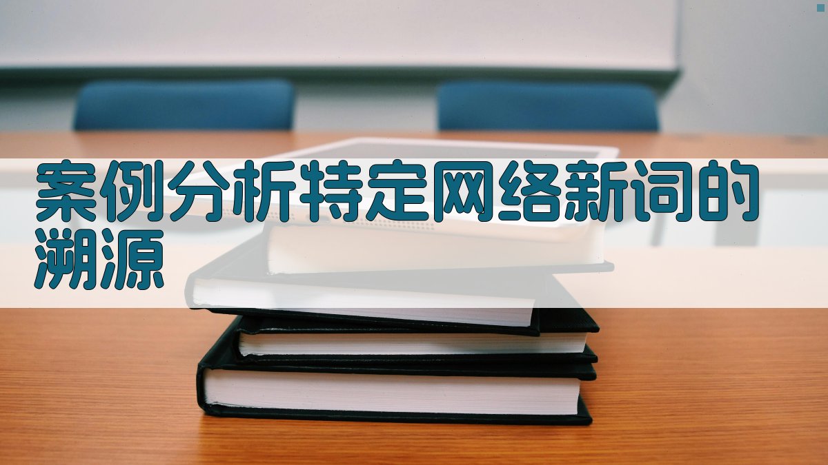 案例分析特定网络新词的溯源 图3