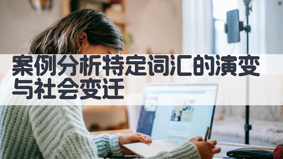 案例分析特定词汇的演变与社会变迁 图4