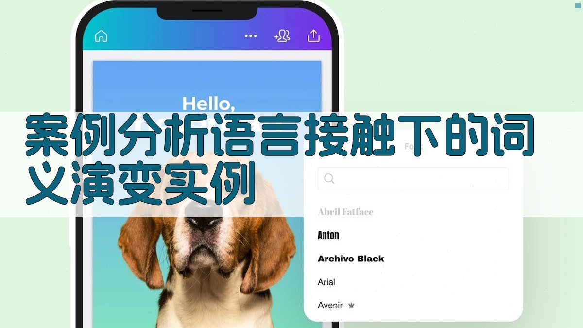 案例分析语言接触下的词义演变实例 图3