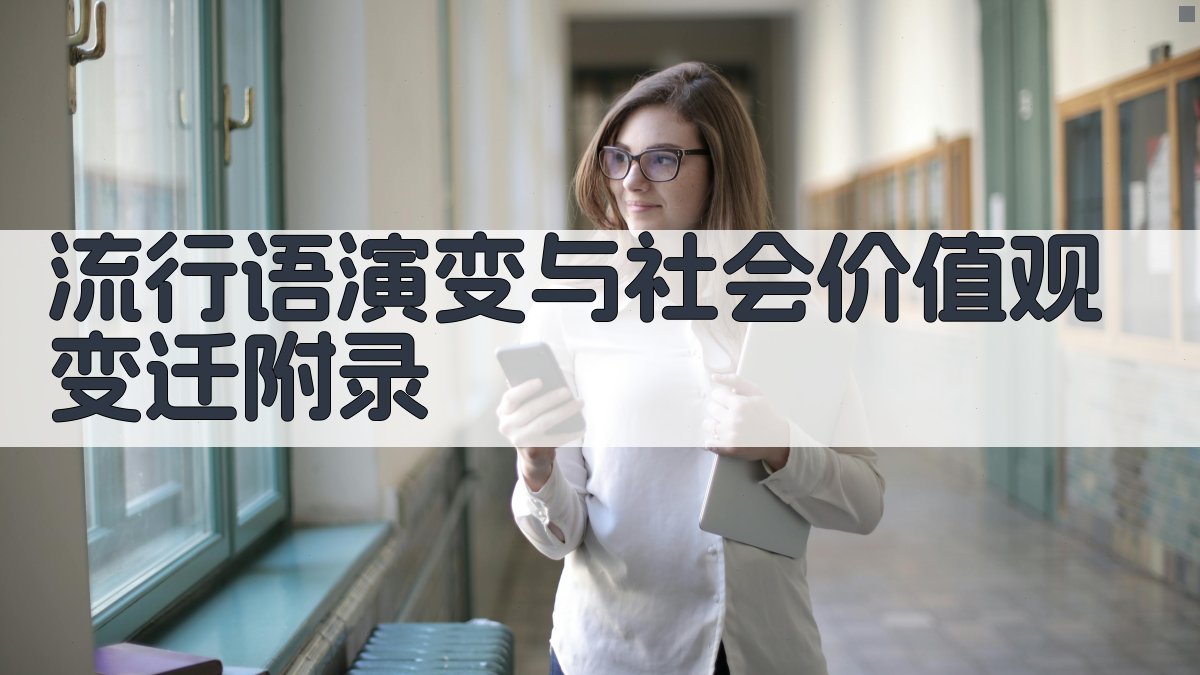 流行语演变与社会价值观变迁 · 附录 图1