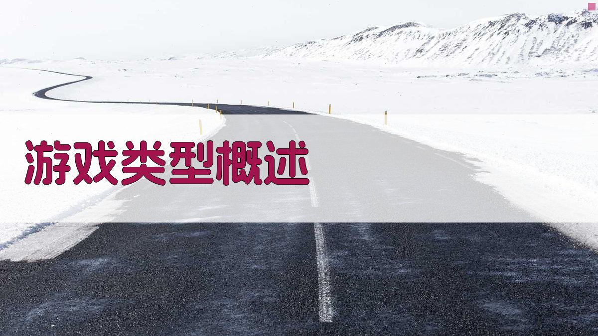 游戏类型概述 图1