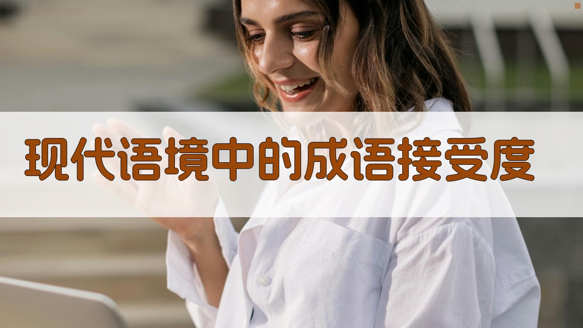 现代语境中的成语接受度 图3