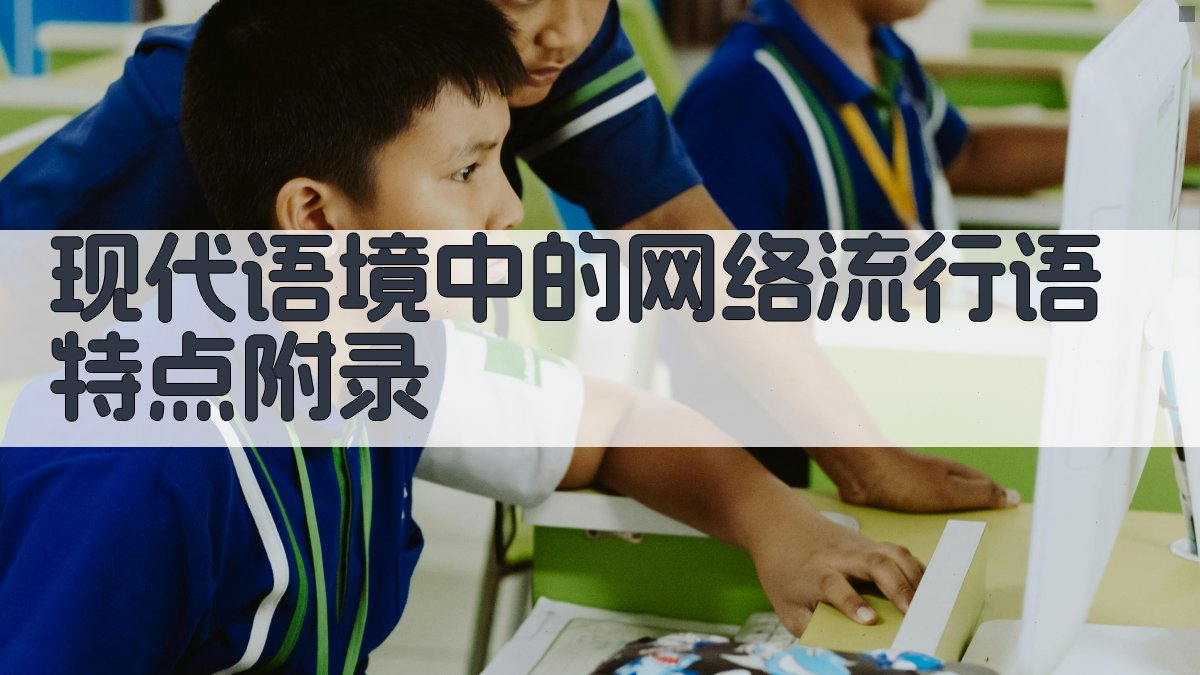 现代语境中的网络流行语特点 · 附录 图5