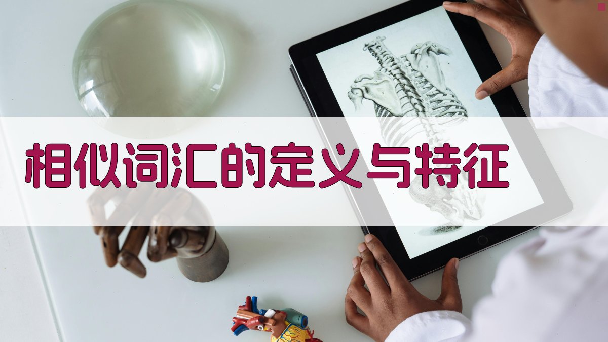 相似词汇的定义与特征 图1