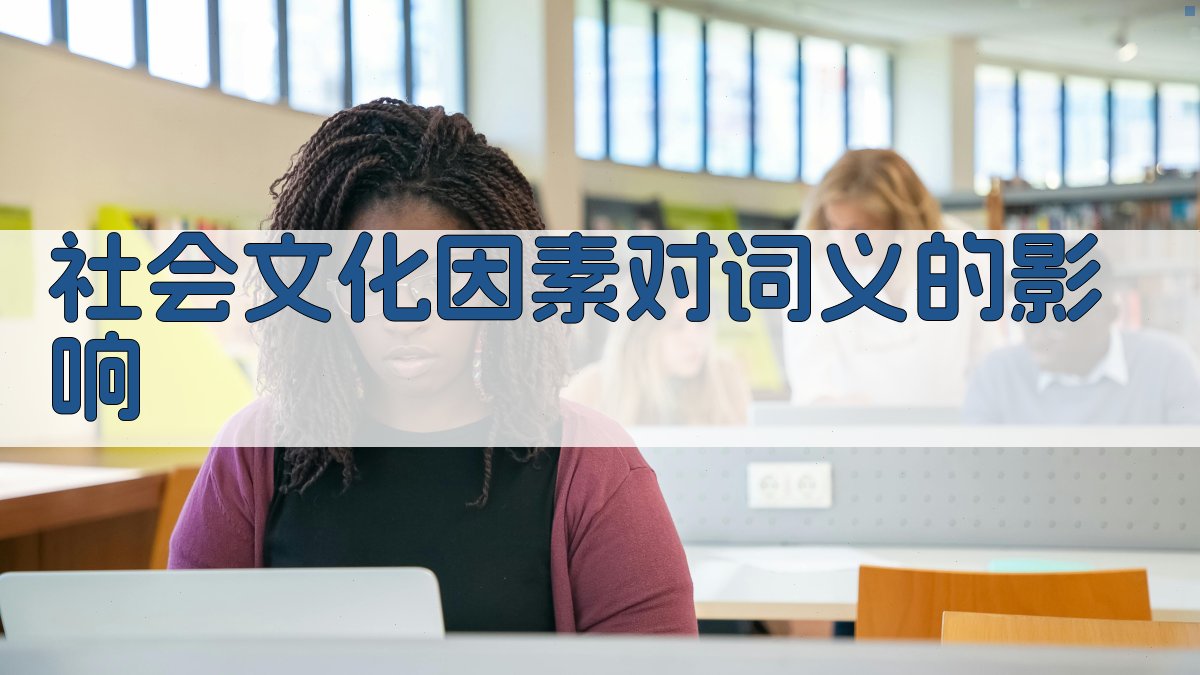 社会文化因素对词义的影响 图2