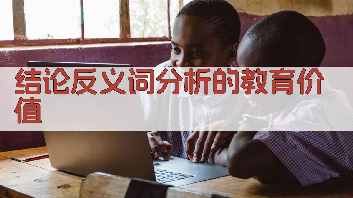 结论反义词分析的教育价值 图2