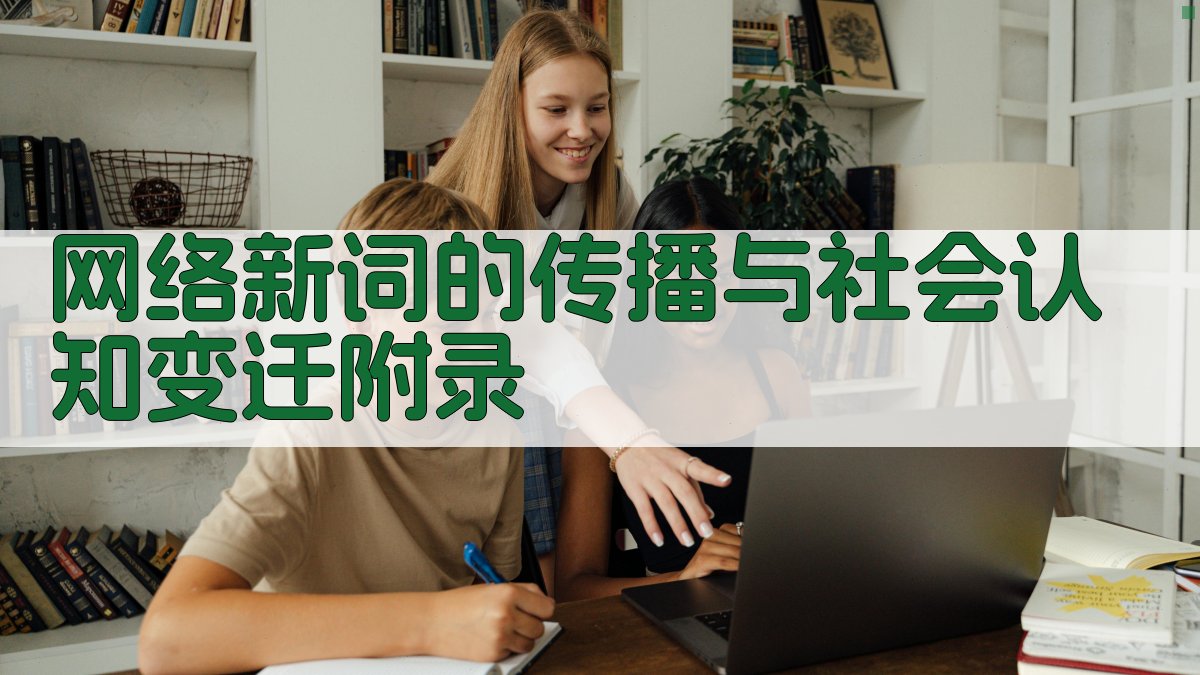 网络新词的传播与社会认知变迁 · 附录 图4