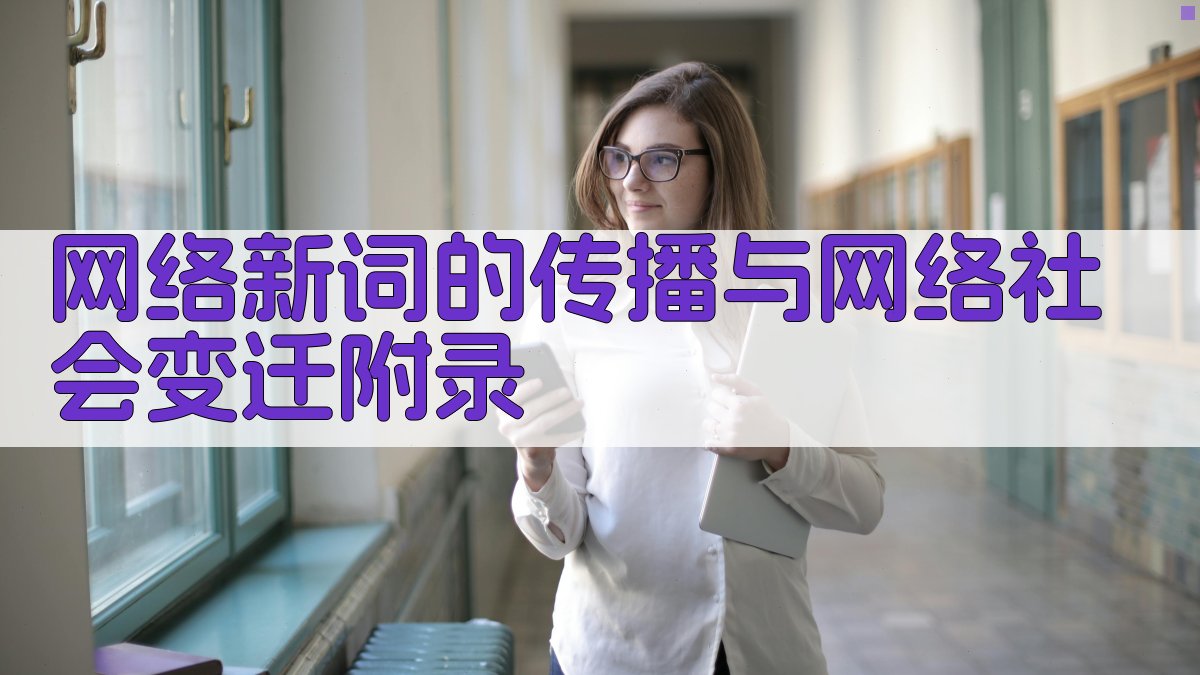网络新词的传播与网络社会变迁 · 附录 图2