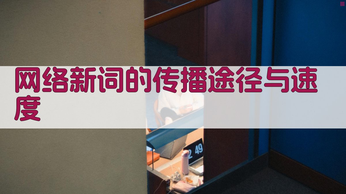 网络新词的传播途径与速度 图1